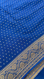 Premium Georgette Saree with Coco Zari Work