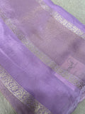 Pure Chinnon Saree (Light)✨