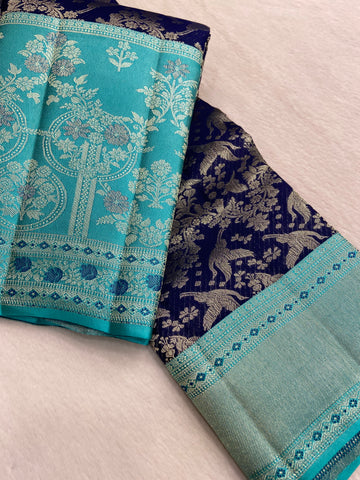 Pure Zari Handloom Kanjeevaram Silk Mark Certified Saree