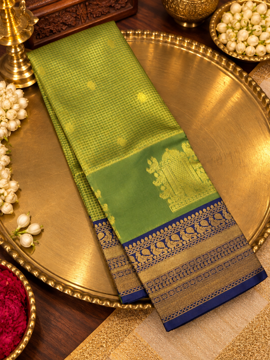 Premium Semi Kanchipuram Silk Saree- 902511
