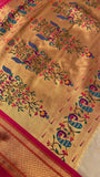 Premium Quality Semi Paithani Silk Saree - 902474