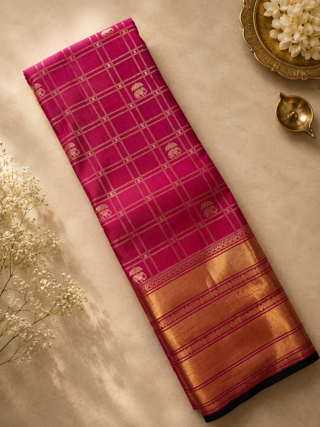 Premium Semi Kanchipuram Silk Saree