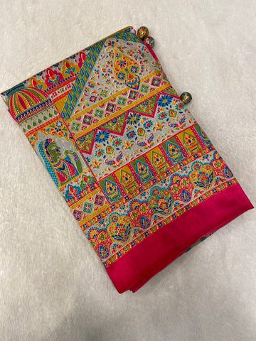 Premium Pashmina Silk Saree🩶