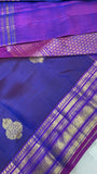 Pure 1G zari handloom Kanjeevaram Silk Saree- Silk mark certified- PS2406