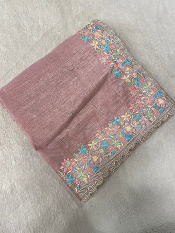 Premium Crush Organza Saree
