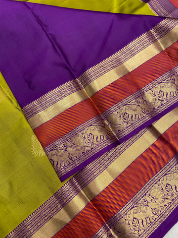 Pure Kanjeevaram silk mark certified saree