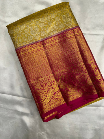 Pure Kanjeevaram Silk certified saree