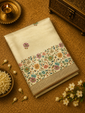 Premium Banarasi Crepe Silk Saree 🦢