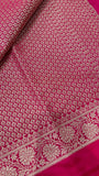 Premium Banarasi Crepe Satin Silk Saree -902860