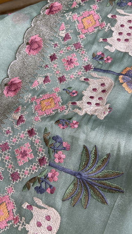 Premium Tissue Organza Saree