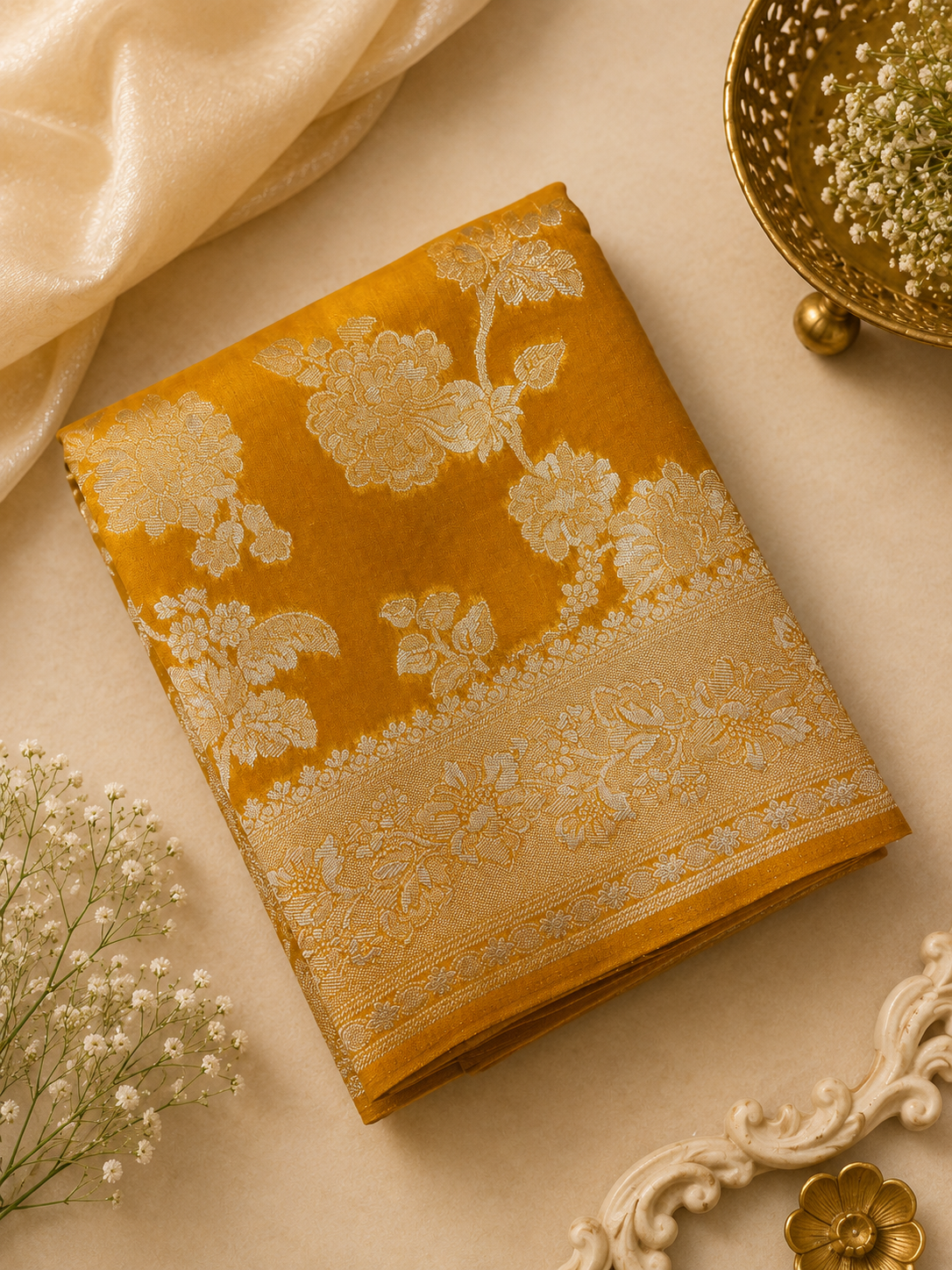 Russian Georgette Saree