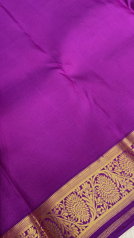 Pure Kanjeevaram silk mark certified saree