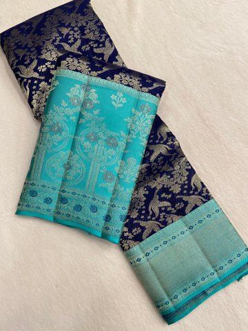 Pure Zari Handloom Kanjeevaram Silk Mark Certified Saree