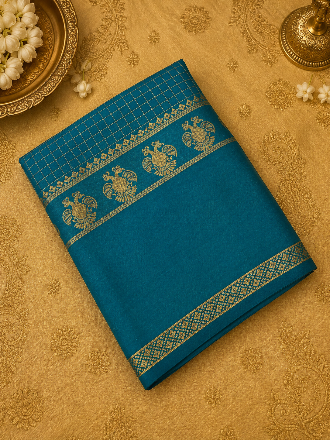 Premium Semi Mysore Silk Saree
