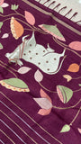 Pure Tassar Saree With Embroidery - 901997
