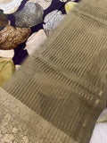 Premium Crepe designer Banarasi Silk Saree