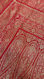Pure crepe khaddi Banarasi saree- Silk mark certified