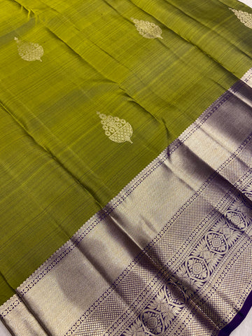 Pure zari handloom Kanjeevaram silk mark certified saree