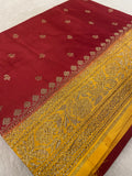 Pure Crepe Banarasi Silk Saree