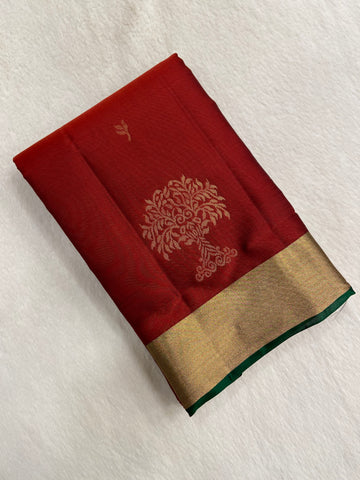 Half Mix Kanjeevaram Silk Saree