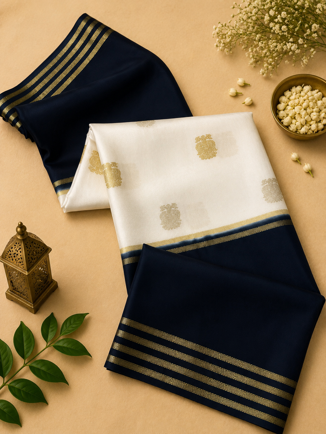 Pure Mix Mysore Crepe Silk Saree
