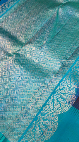 Pure zari handloom Kanjeevaram silk mark certified saree