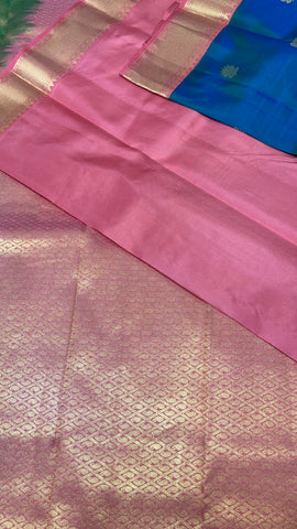 Pure Kanjeevaram silk mark certified saree