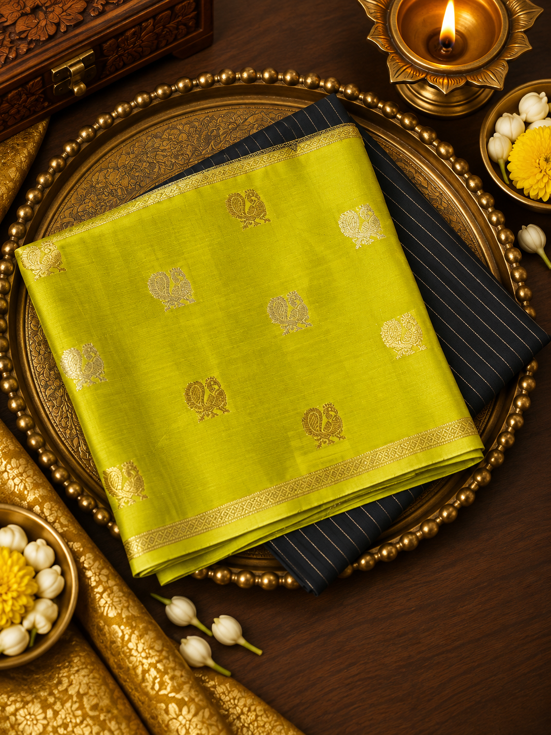 Pure Mix Mysore Crepe Silk Saree - 902348