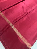 Pure Mix Mysore Crepe Silk Saree- Maroon