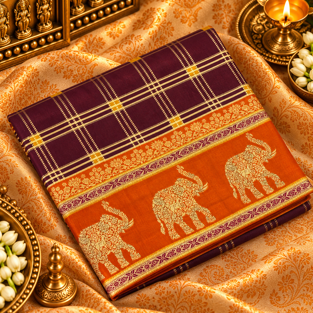 Pure Mix Crepe Silk Saree - 902828
