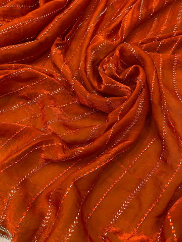 Premium Crush Organza Saree