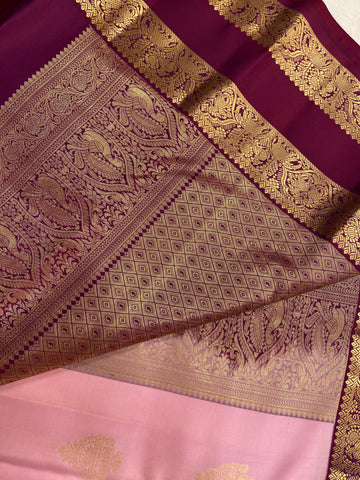 Pure Kanjeevaram silk mark certified saree