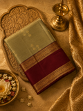 Pure Handloom Kanjeevaram Silk Mark Certified Saree