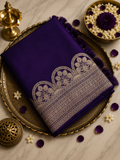 Pure Crepe Satin Silk Saree