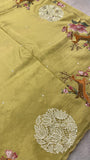 Premium Soft Tassar Saree With Embroidery