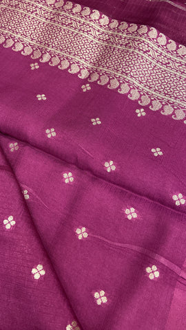 Pure Soft Manipuri Kota With Satin Border Saree