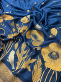 Pure Crepe Satin Silk Saree- 902218