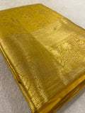 Bridal Semi Tissue Silk Saree -GOLD60