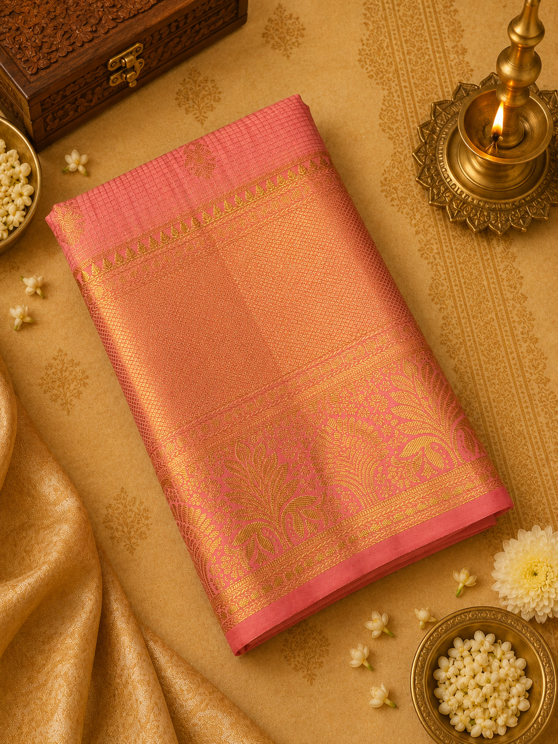 Premium Semi Kanchipuram Silk Saree