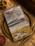 Pure tissue soft organza saree