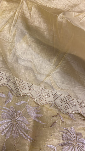 Pure Crush Organza Saree 💛