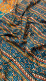 Banarasi Kalamkari Saree With Mirror Work