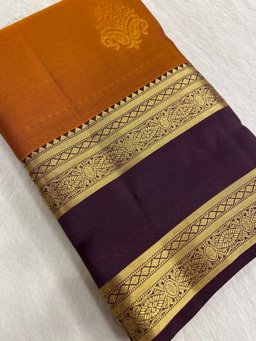 Half Mix Kanjeevaram Silk Saree