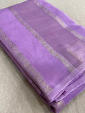 Pure Chinnon Saree- 902217 Lilac