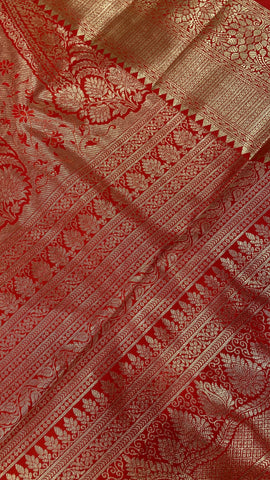 Bridal Semi Tissue Silk Saree