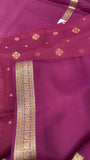 Premium Semi Mysore Crepe Silk Saree - 902499