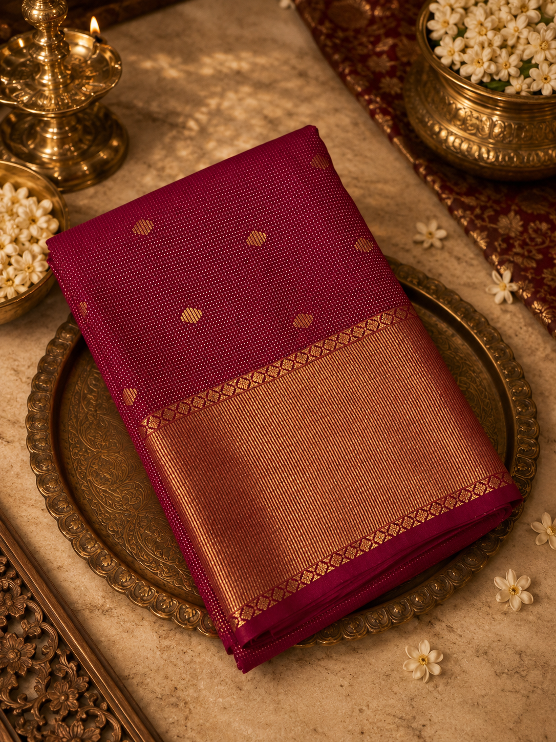 Premium Semi Kanchipuram Silk Saree