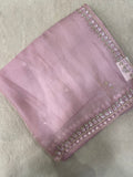 Designer cocktail organza saree