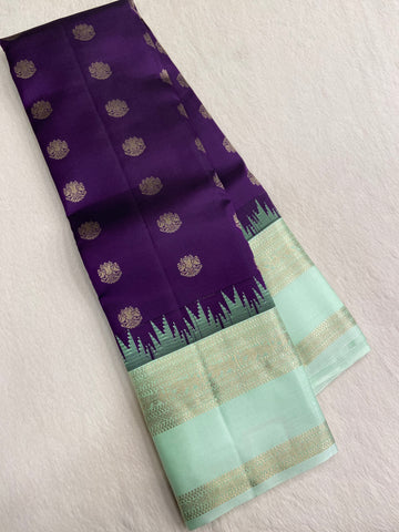 Pure Kanjeevaram silk mark certified saree