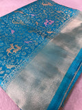 Premium Banarasi Crepe Satin Silk Saree